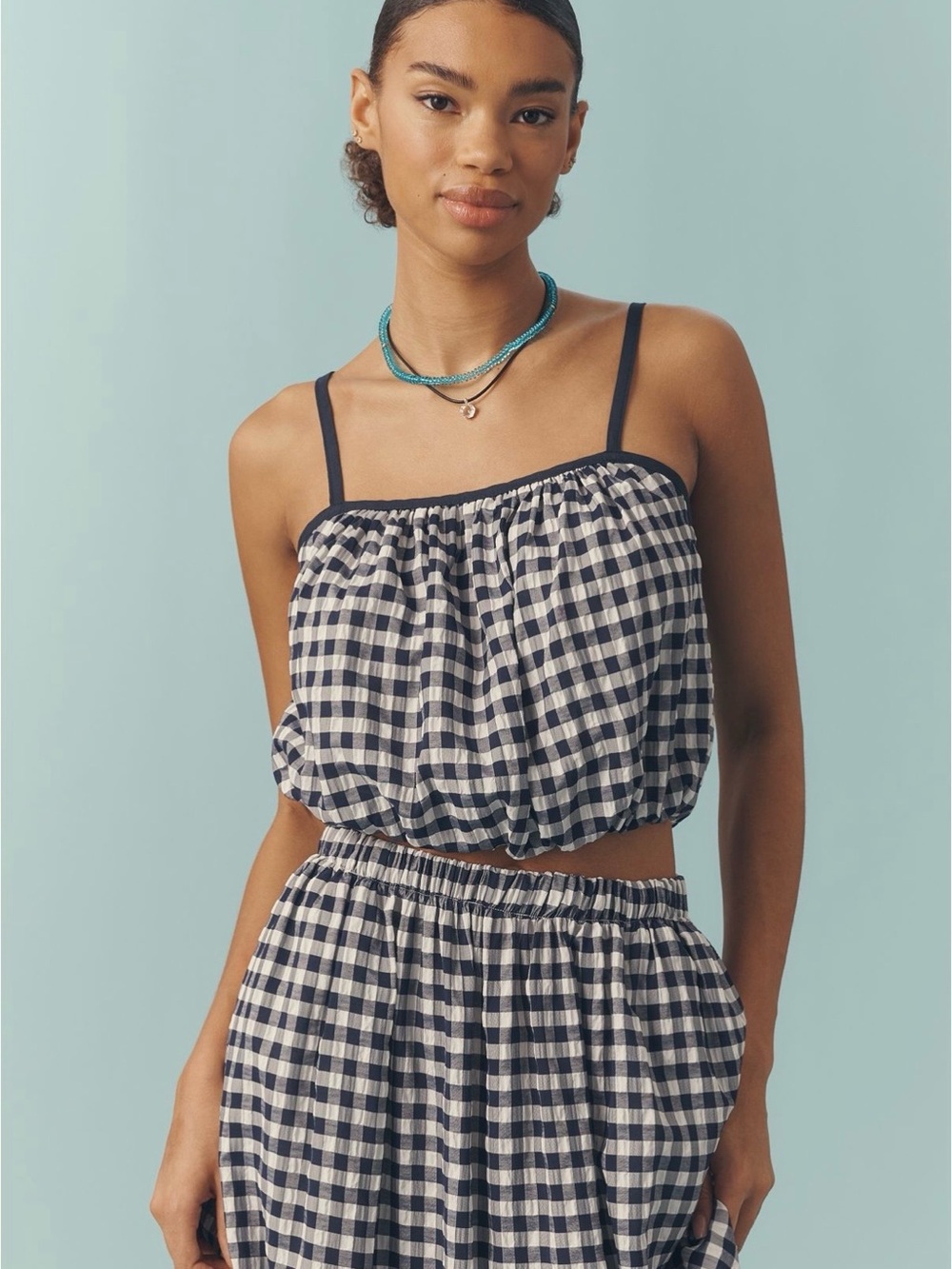 NWOT Anthropologie Stateside Bubble Cropped Tank